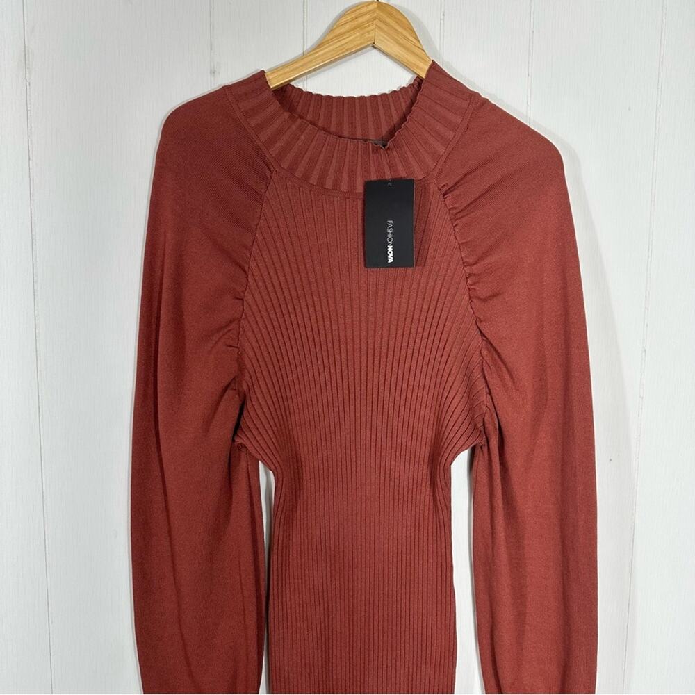 NEW Fashion Nova Milan Sweater Mini Dress Size 2X - Picture 12 of 12